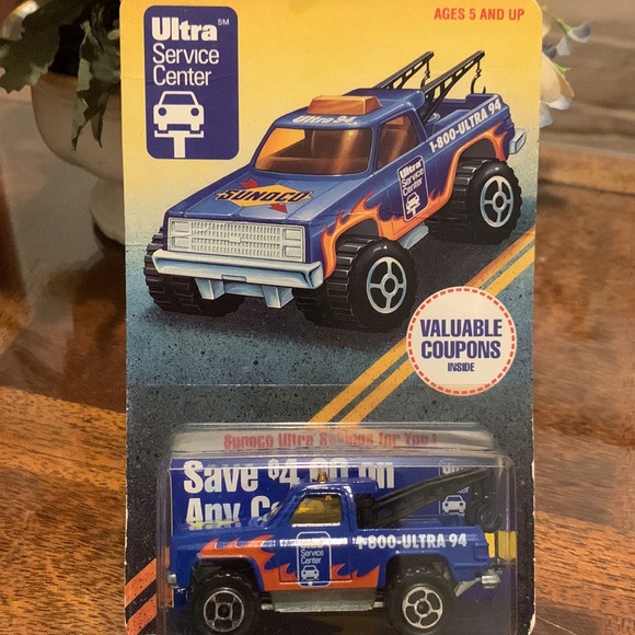 Vintage 1994 Sunoco Tow Truck Collector Edition Die cast Majorette New 1990s 90s - Picture 10 of 10